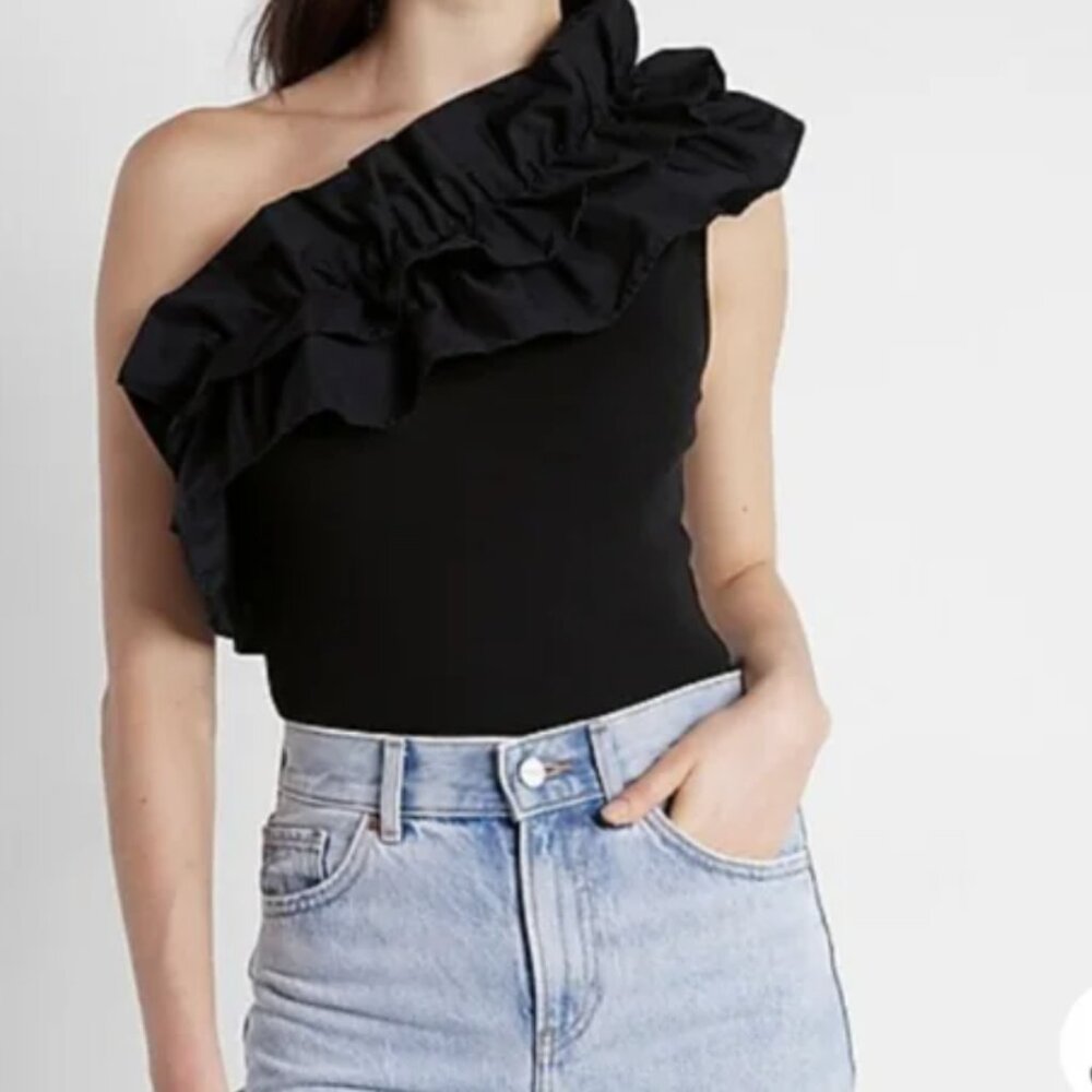 Express One Shoulder Body Suit
